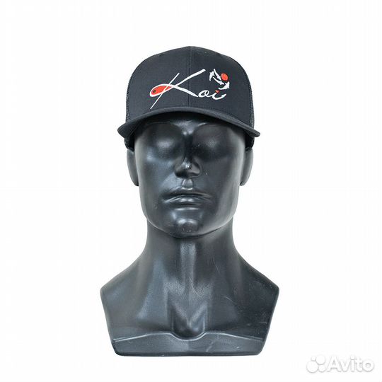 61923 Бейсболка Koi с сеткой черный