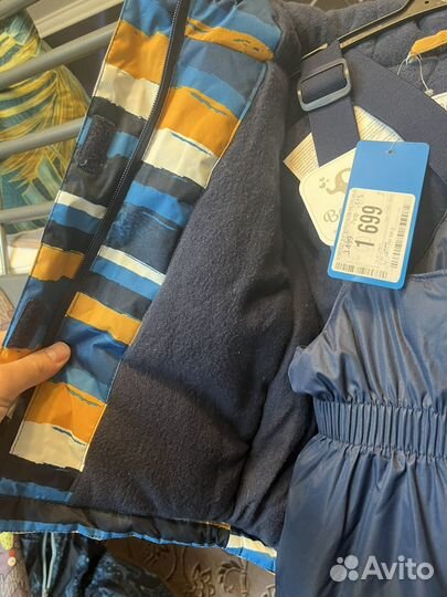 Зимний костюм для мальчика 92 новый