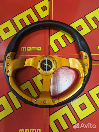 Гоночный руль momo реплика новый