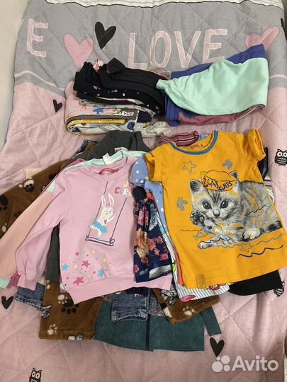 Пакет вещей для девочки 104-110