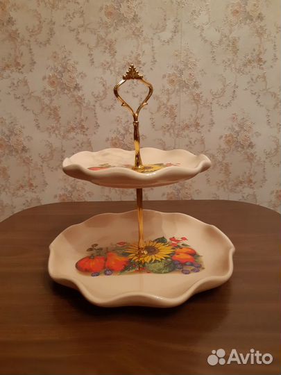 Ваза двухъярусная 