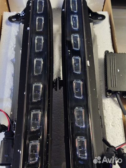 Дхо поворотник бампера бегущий Audi Q7 4L дорест