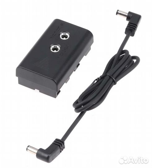 Пустышка для аккумулятора NP-F с кабелем DC