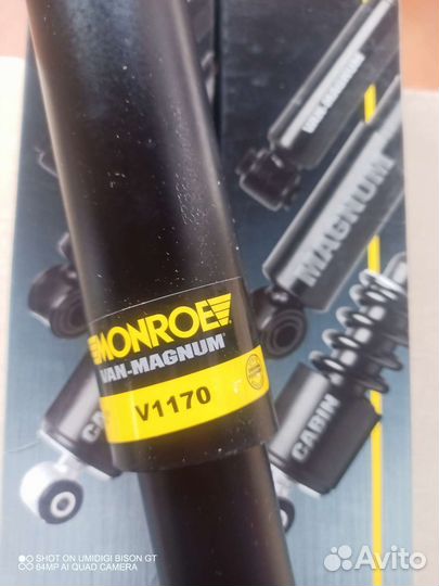 Амортизаторы VW T5,T6 03- V4505 v1170 monroe