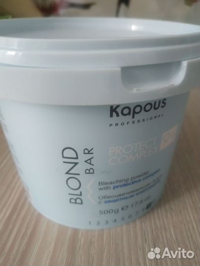 Обесцвечивающая пудра с защитным комплексом