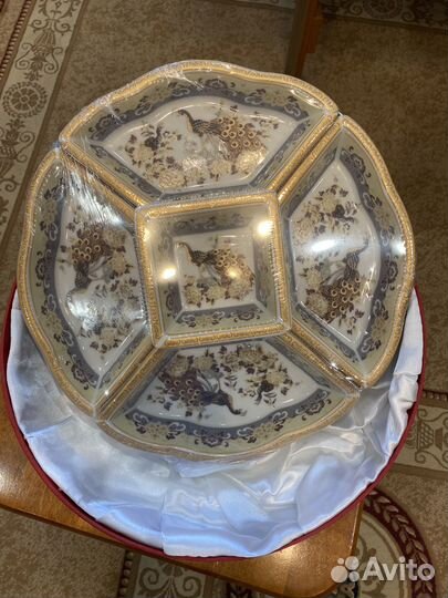 Набор салатниц. Фарфор Китай. Коробка d 33см