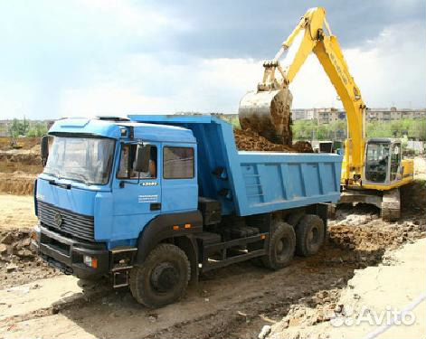 Услуги самосвала 25 тонн
