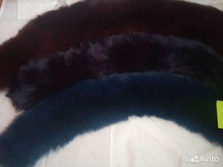 Меховой воротник песец