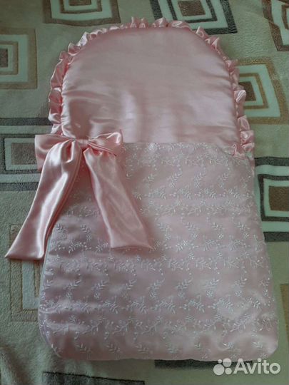 Конверт на выписку для девочки весна/лето