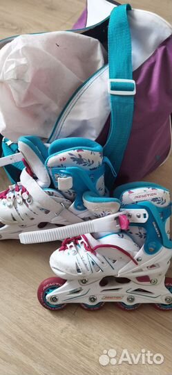 Роликовые коньки детские раздвижные