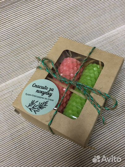 Свечи из натуральной вощины