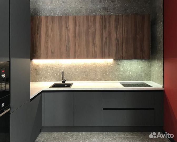 Прямой Кухонный гарнитур на заказ