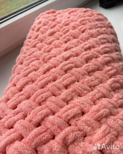 Детский плед плюшевый (ручная работа)