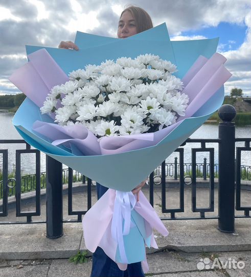 Красивые Букеты из Хризантем. Доставка/Самовывоз