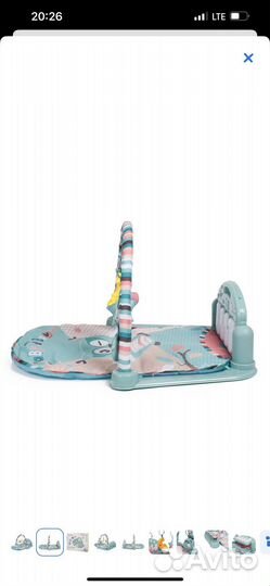 Развивающий коврик BabyGo с пианино