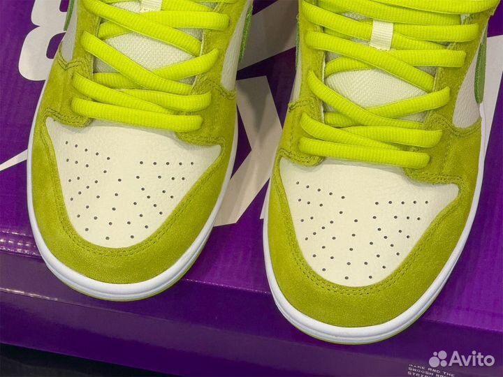 Кроссовки Nike SB Dunk Low Green Apple