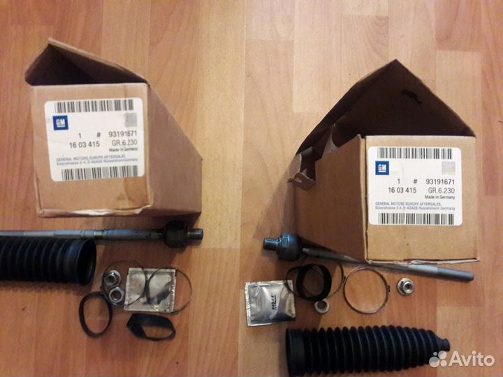 Комплект рулевых тяг опель