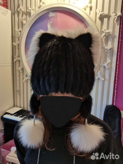 Шапка зимняя для девочки 54 56