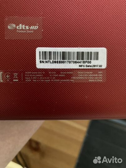 Планшет Acer iconia one 10 (B3-A30)