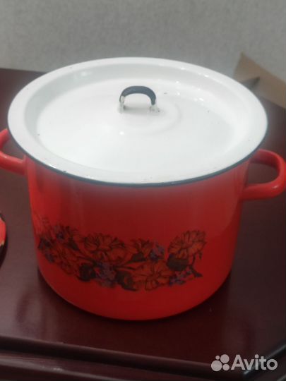 Кастрюля эмалированная СССР 6литров