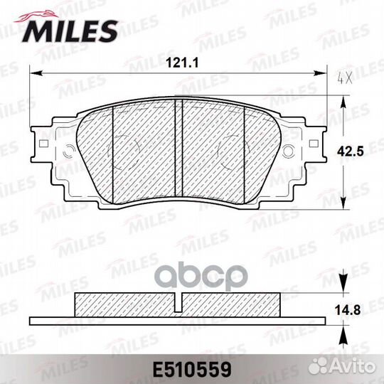 Колодки тормозные toyota lexus camry V70 RAV4 E
