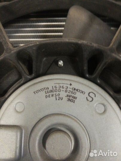 Вентилятор радиатора Toyota Avensis T250 2.0