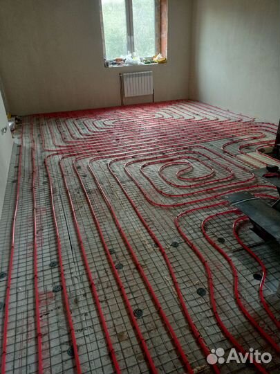 Водяной теплый пол монтаж