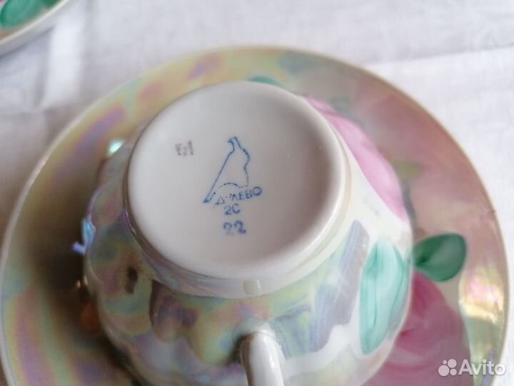 Чайный сервиз Дулево ручная роспись