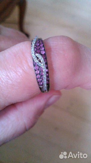 Кольцо из белого золота