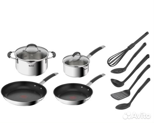 Набор посуды Tefal Illico G744SB74, 11 предметов