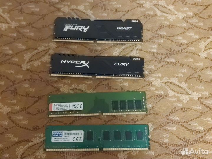 Kingstone Fury DDR4 32Гб