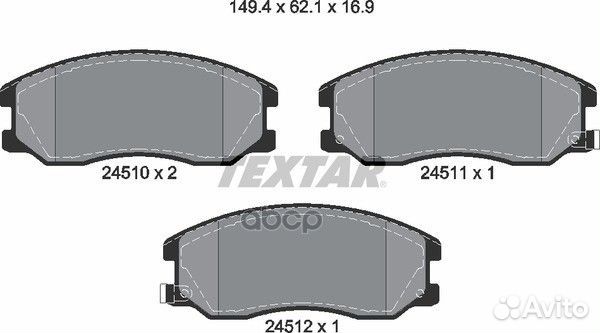 Колодки тормозные дисковые компл. captiva (C100
