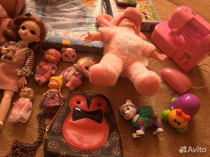 Детские игрушки для девочки пакетом