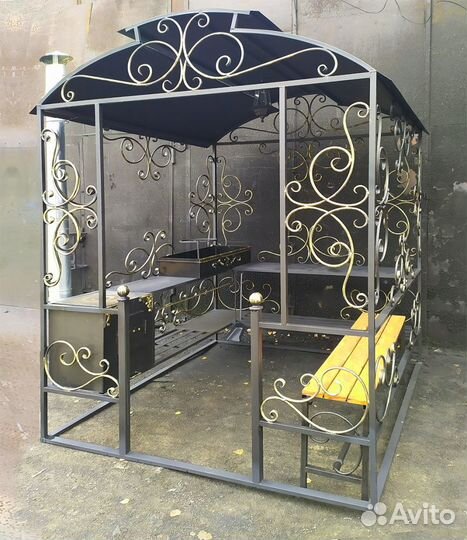 Мангал беседка для дачи