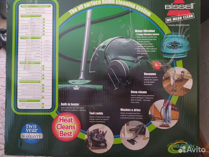 Моющий пылесос Bissell