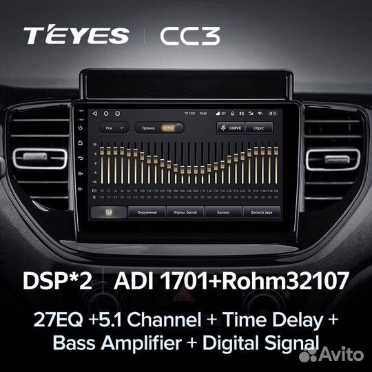 Teyes CC3 3/32 для Hyundai Solaris 2 2020 - 2021