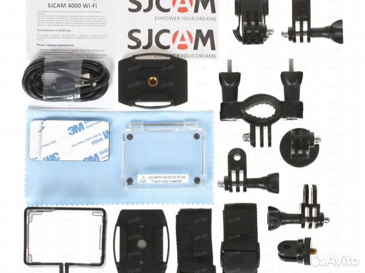 Экшн-камера sjcam SJ4000 WiFi черный