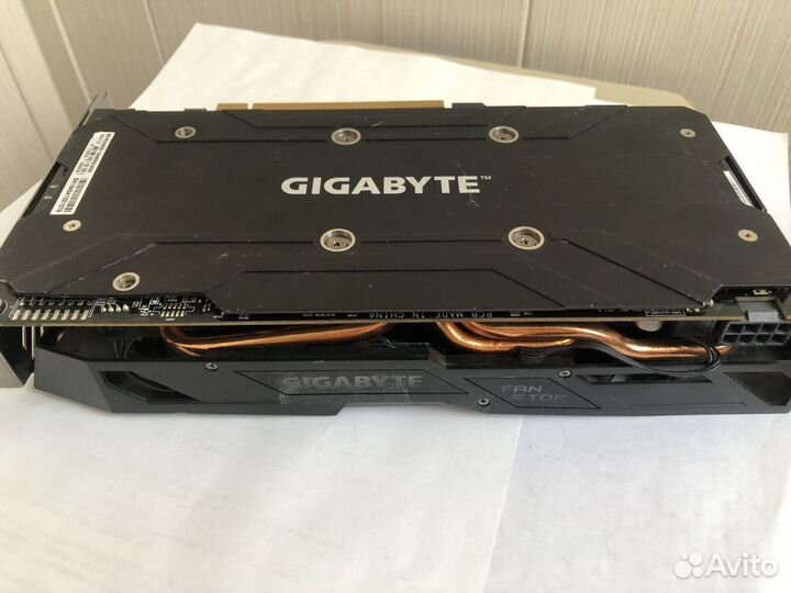 Видеокарта Gigabyte GV-RX480G1 Gaming 8G нерабочая