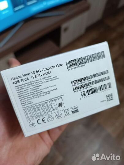Xiaomi Redmi Note 10 5G 4/128Гб (Новый)