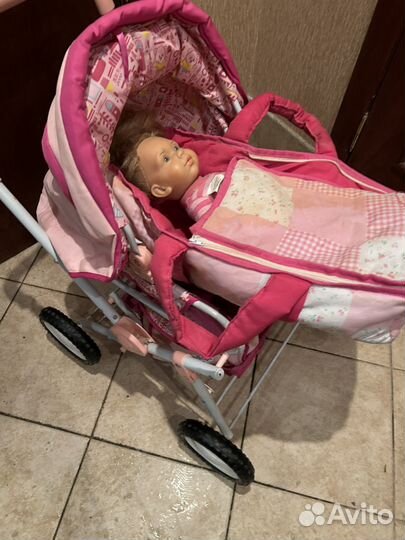 Оригинальная коляска с куклой Baby born бу