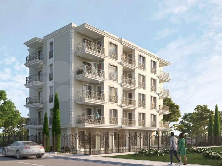 Квартира-студия, 39,6 м² (Болгария)