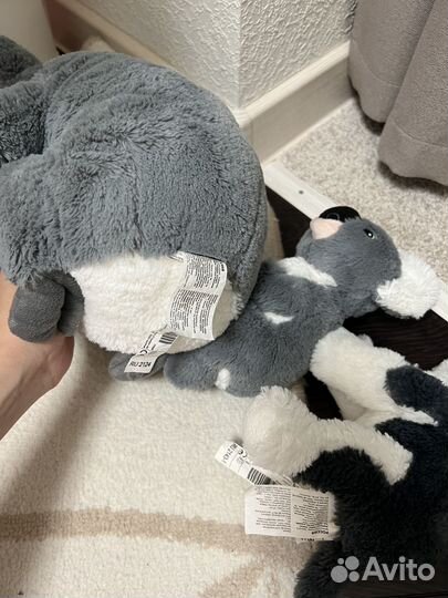 Мягкие игрушки из IKEA коала, хаски щенок