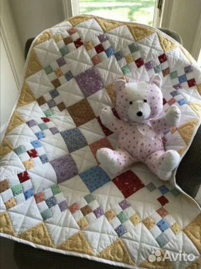 Лоскутный плед, одеяло