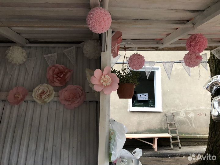 Украшения на день рождения свадьбу