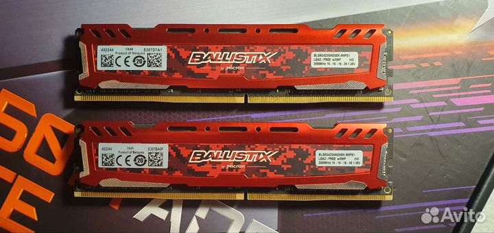 16 gb Crucial ballistix Sport LT 3000 cl15гонятся