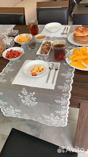 Дорожки на стол кружевные