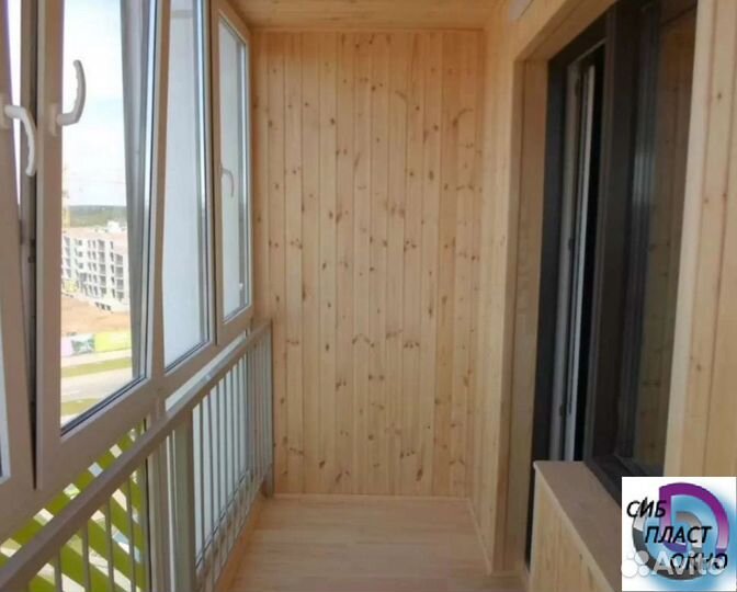 Балкон пвх с отделкой под ключ