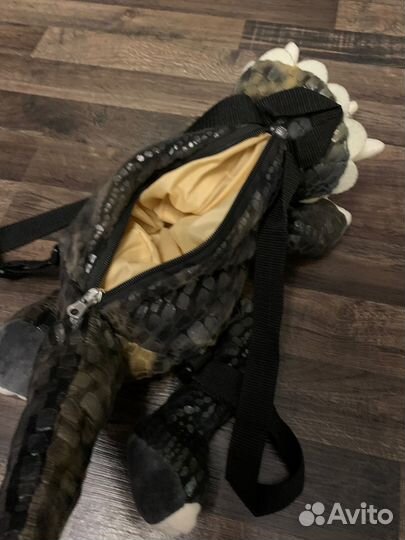 Детский рюкзак динозавр Трицератопс 38 см