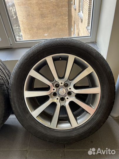 Колёса на mercedes GL r20 dunlop