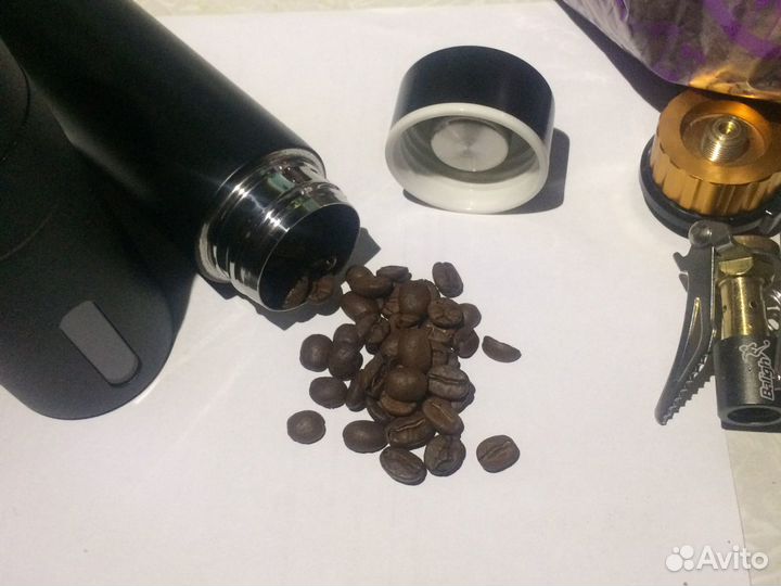 Черный набор для кофе